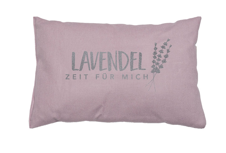 Lavendelkissen 30 x 20 cm "Zeit für mich"