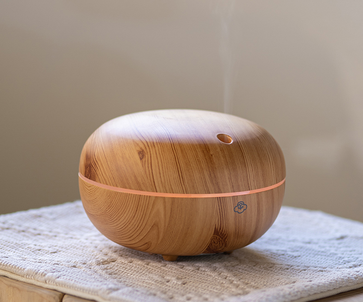 Serene House Aroma Diffuser "Macaron light Wood", Ø 16,0 cm, Höhe 11,2 cm