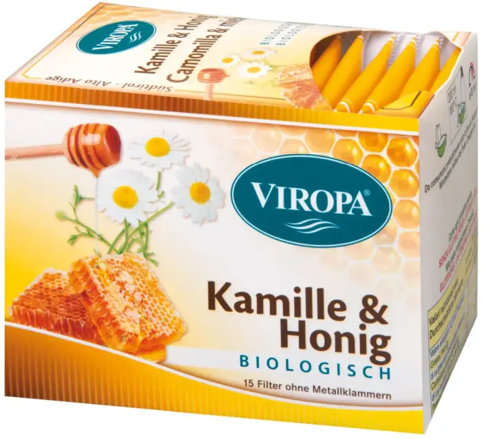 Viropa Bio Kamille & Honig Tee - 15 Beutel (DE-ÖKO-006)