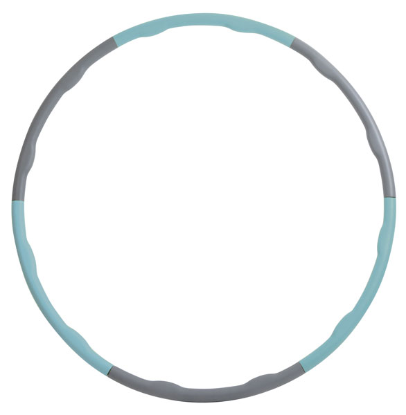 Schildkröt Fitness-Hoop 100cm (Power Ring) - blau/grau