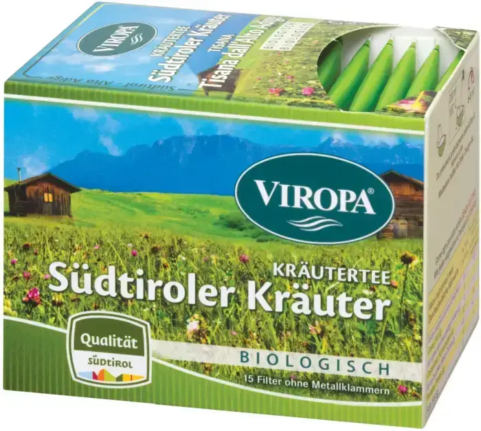 Viropa Bio Südtiroler Kräutertee - 15 Beutel (DE-ÖKO-006)