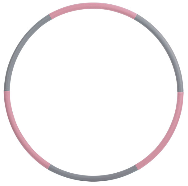 Schildkröt Fitness-Hoop 90cm (Power Ring) - rosa/grau