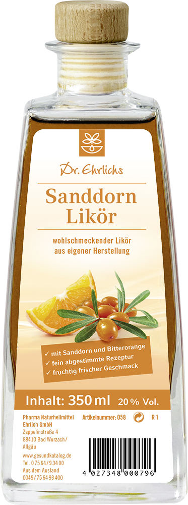 Dr. Ehrlichs Sanddorn Likör 350 ml