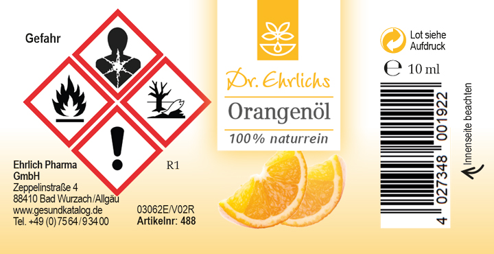 Dr. Ehrlichs Orangenöl 10 ml