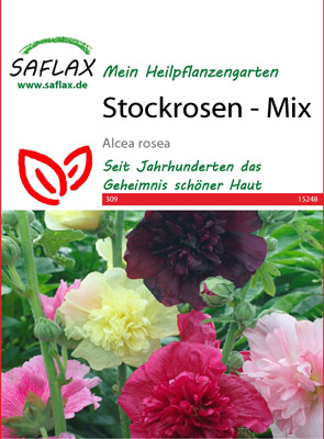 Stockrosen Mix, Heilpflanzen Samen (Alcea rosea)