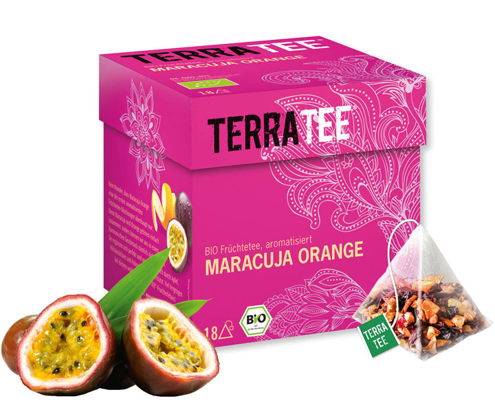 Terra Tee Maracuja Orange (DE-ÖKO-006)