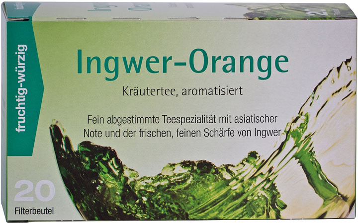 Ingwer-Orange Kräutertee - 20 Beutel