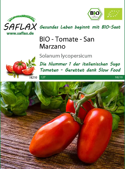 BIO - Tomate - San Marzano (Solanum lycopersicum) DE-ÖKO-006