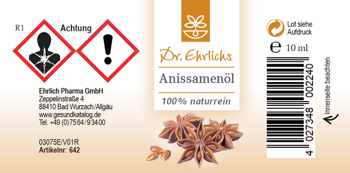 Dr. Ehrlichs Anissamenöl 10 ml