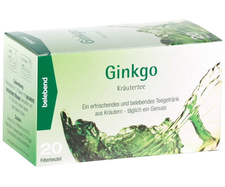 Ginkgo Kräutertee 20 Filterbeutel