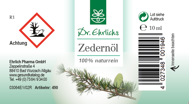 Dr. Ehrlichs Zedernöl 10 ml